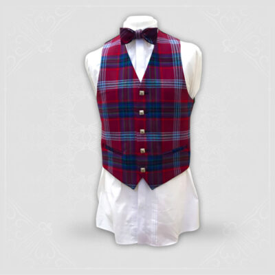 Airborne Memorial Tartan - 5 button Waistcoat