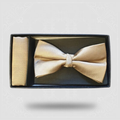 Bow Tie and Pocket Square - Brown