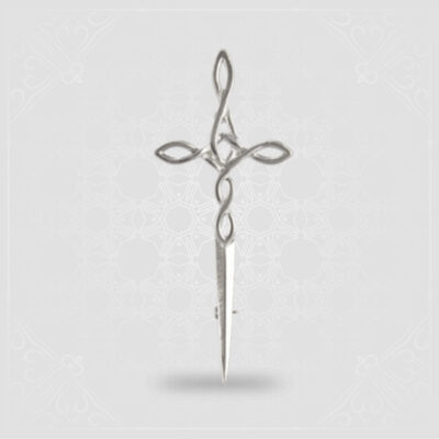 Celtic Knot Kilt Pin - Polished Finish