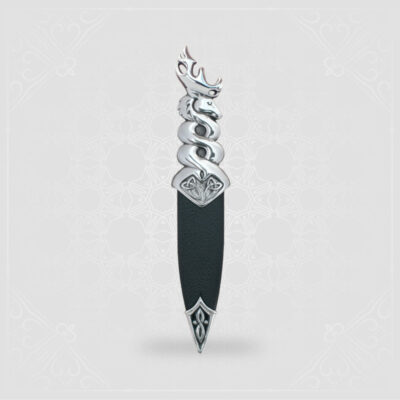 Glenfinnan Polished Pewter Sgian Dubh