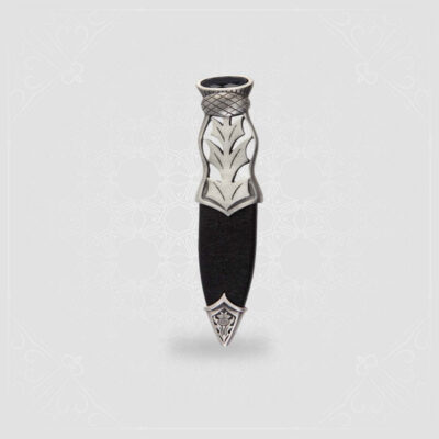 Matt pewter jura sgian dubh jet black
