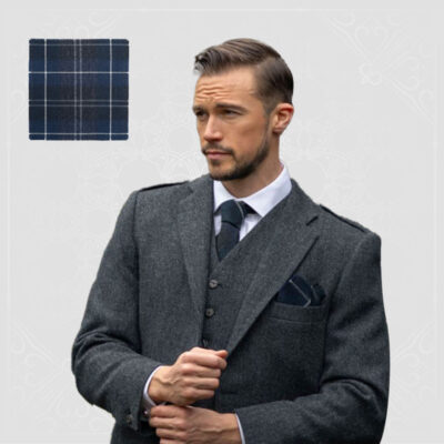 Made to Order Selkirk Heavyweight Tweed Pocket Square