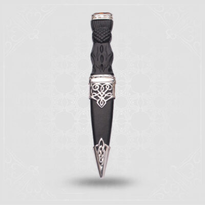 Morar Sterling Silver Sgian Dubh With Stone Top