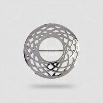 Small Celtic Plaid Brooch