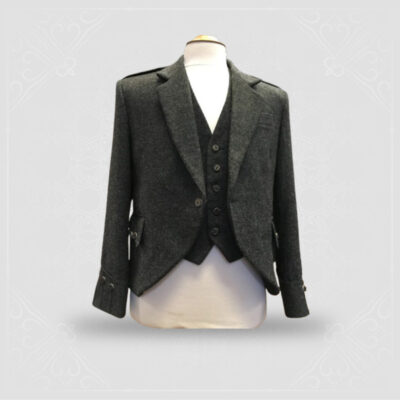 Tweed Argyll Jacket and 5 Button Waistcoat