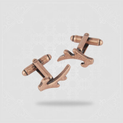 Antler Cufflinks Copper Finish