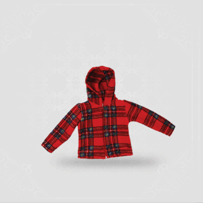Child's Tartan Fleece Jacket in Royal Stewart - 18mth
