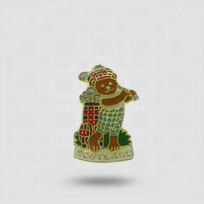 Golfer Bear Pin Badge