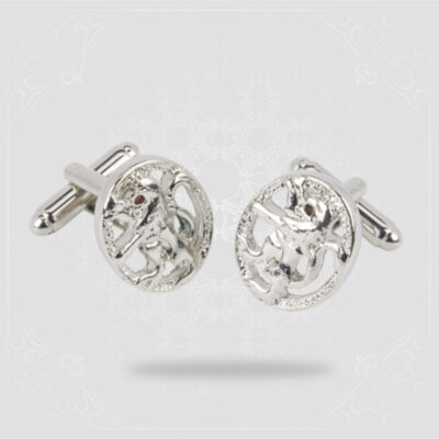 Polished Lion Rampant Cufflinks