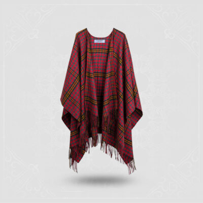 Red Red Rose Tartan Lambswool Serape