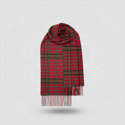 Red Red Rose Tartan Luxury Cashmere Scarf