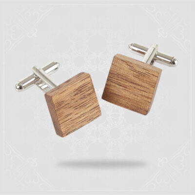 Square Cufflinks - Amazaque Wood