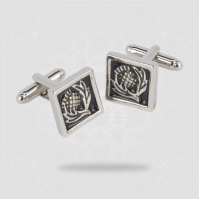Square Thistle Cufflinks