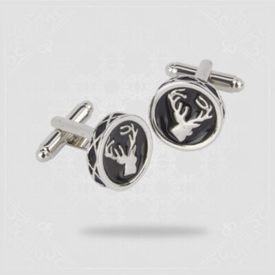 Stag Round Cufflinks