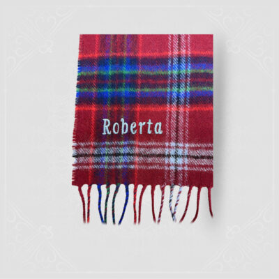 Airborne Memorial Tartan Scarf - Embroidered