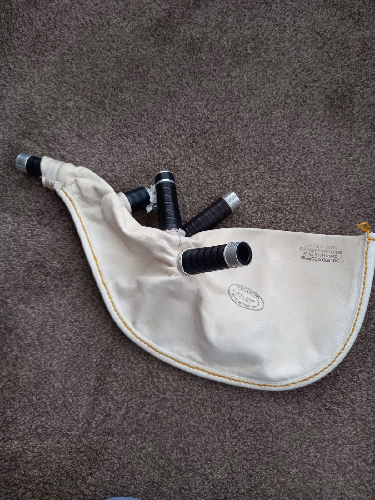 Bagpipe Bag Tying-in Service